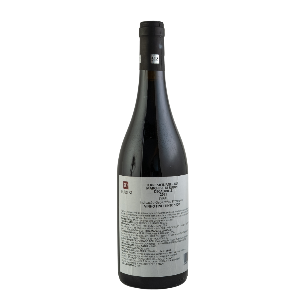 Deucauville Syrah Terre Siciliane IGP 2023